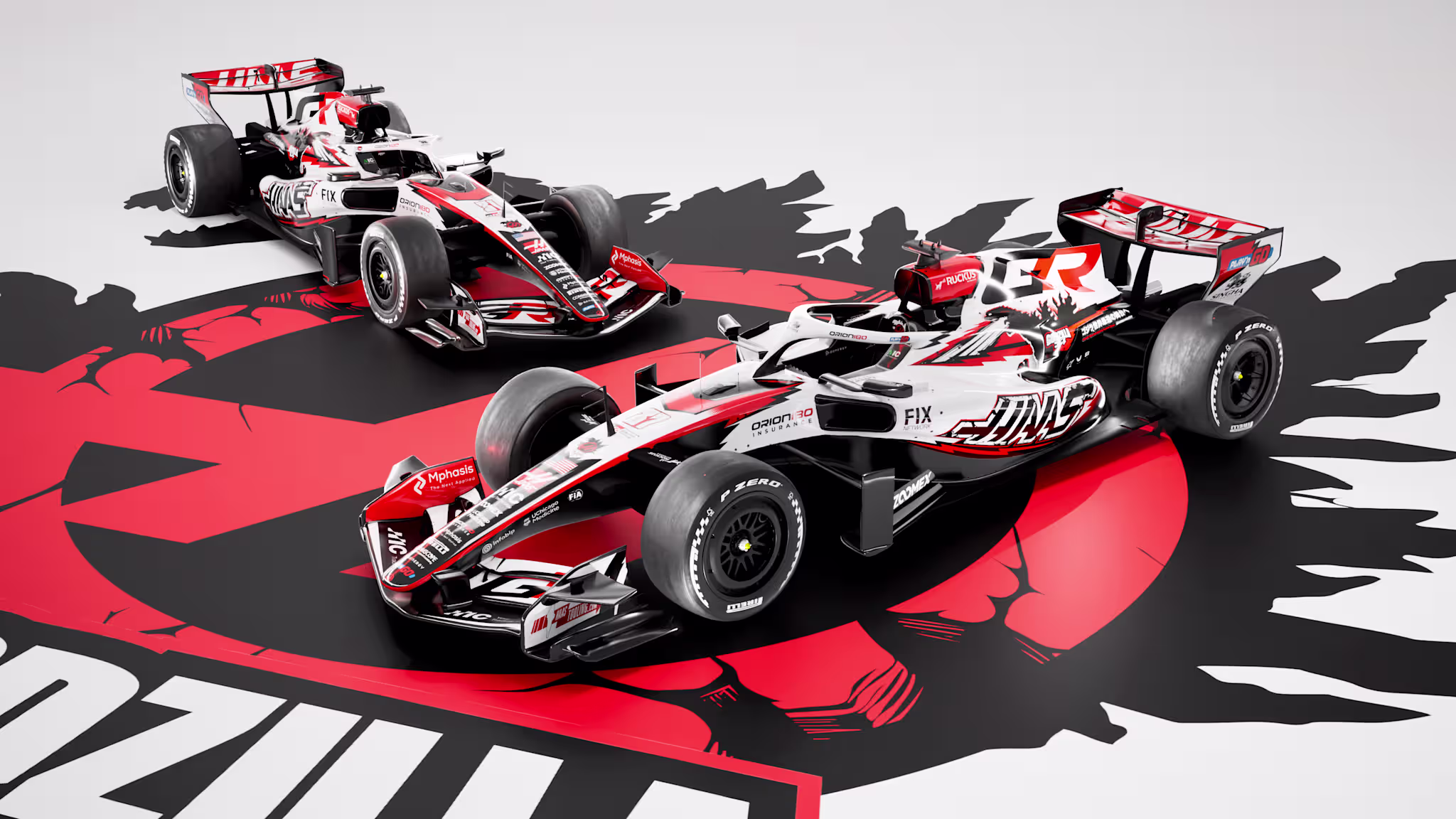 Haas reveal special Godzilla-themed livery for Japanese Grand Prix weekend