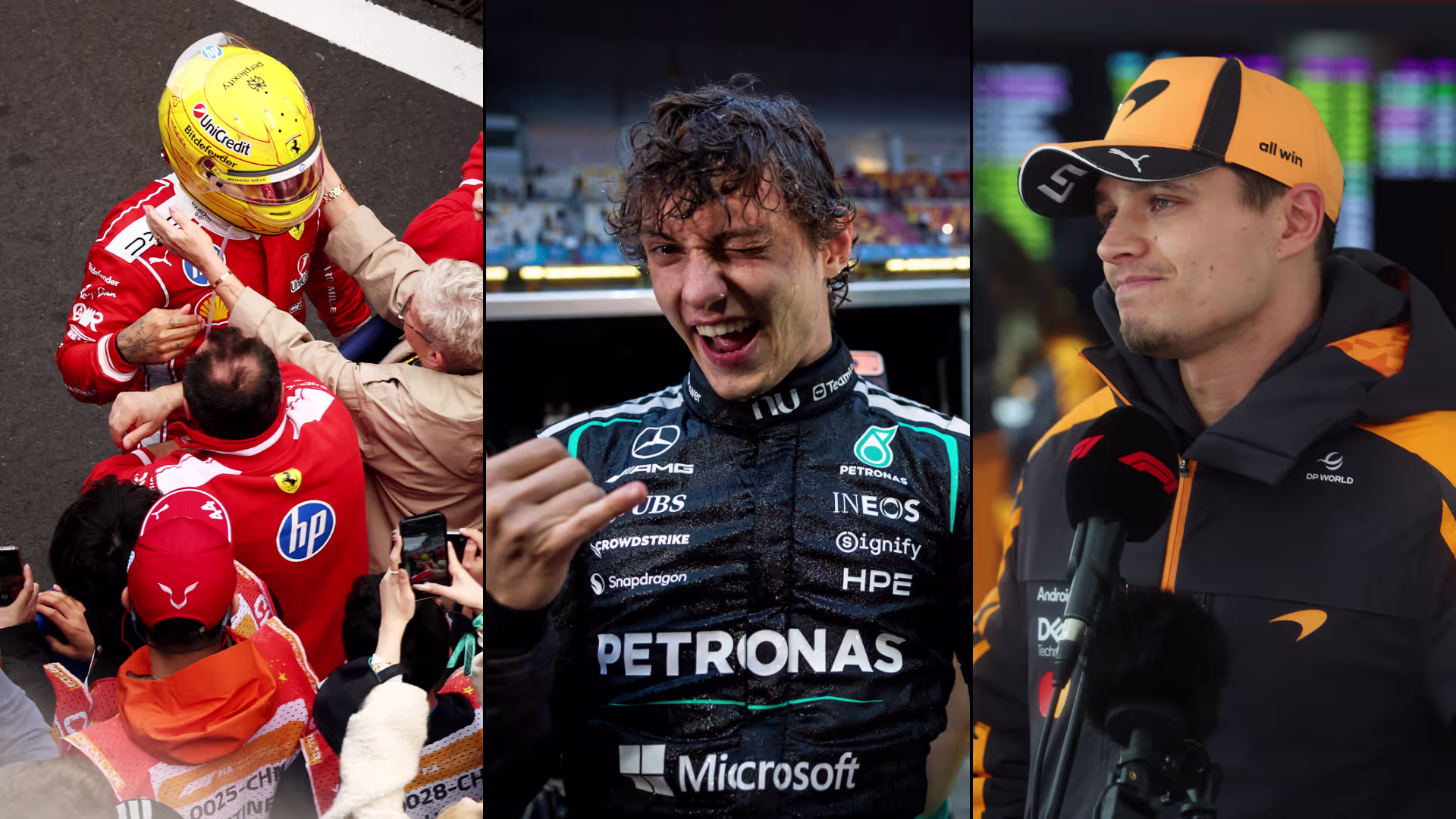 All the key moments from the 2026 Chinese Grand Prix as Kimi Antonelli takes maiden win and Lewis Hamilton secures first Ferrari podium