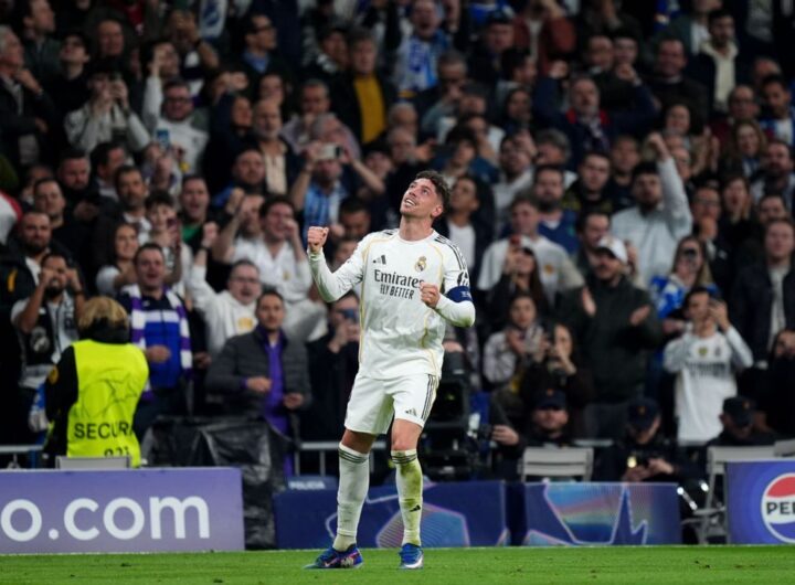 Valverde's hat trick steals the show as Madrid dominate Man City