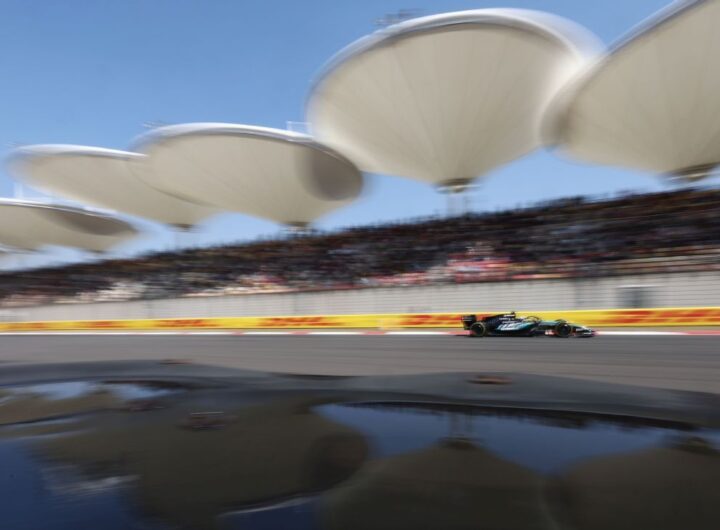 Chinese Grand Prix: George Russell continues fine start to season by going fastest in China practice