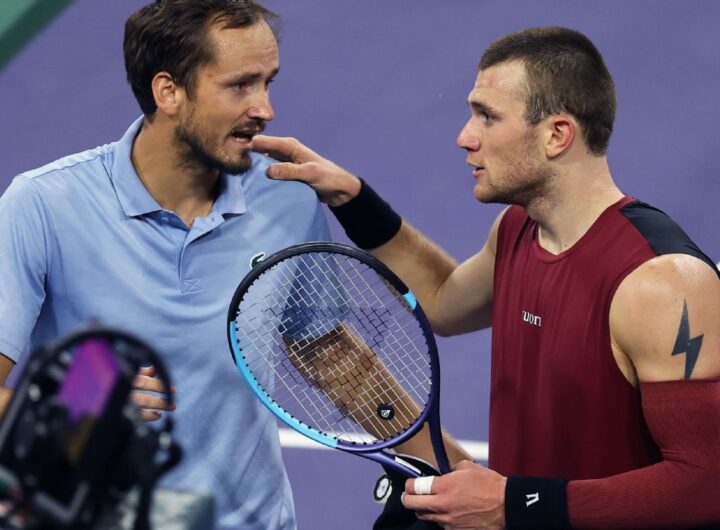 Jack Draper beaten by Daniil Medvedev after controversial hindrance call at Indian Wells