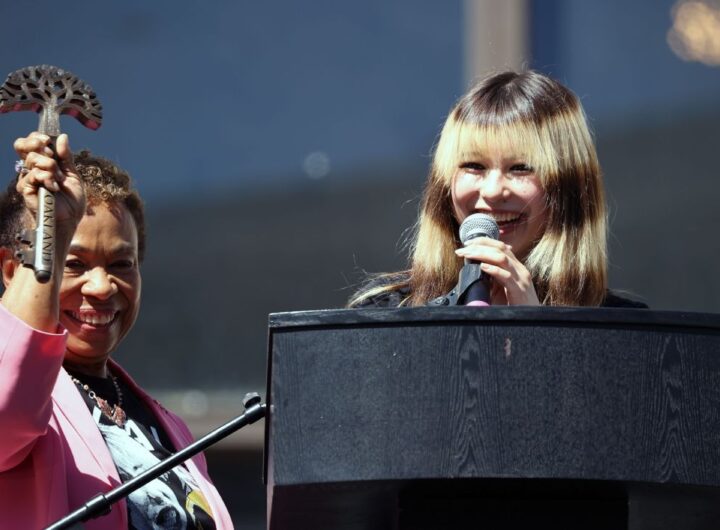 Olympic champion Alysa Liu receives key to Oakland in hometown rally