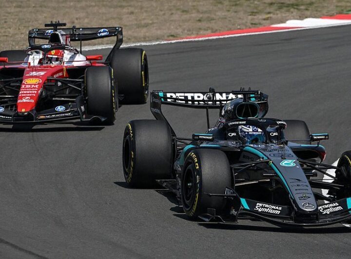 Chinese Grand Prix: George Russell wins F1 sprint