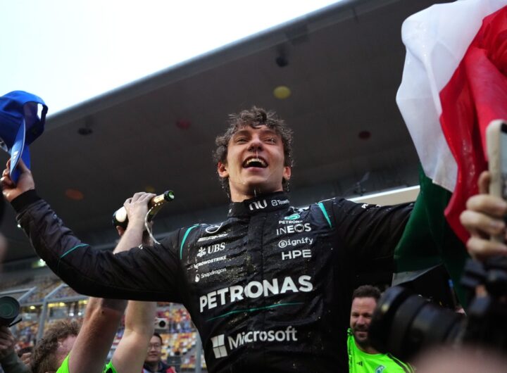 Formula 1 paddock reacts as Kimi Antonelli claims first grand prix victory in China