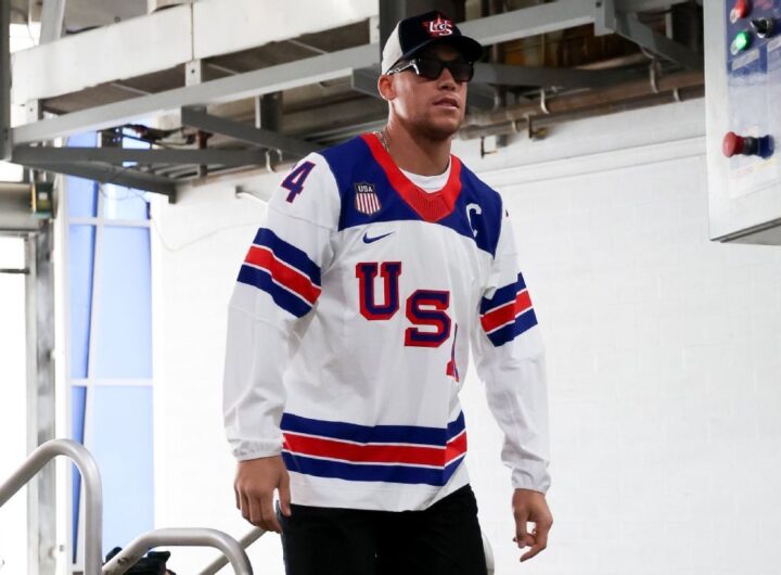 Team USA arrives at WBC championship in game-worn USA Olympic hockey jerseys
