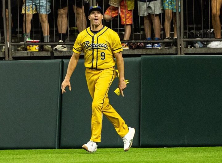 Drew Brees, Tyler Shough participate with Savannah Bananas at Superdome
