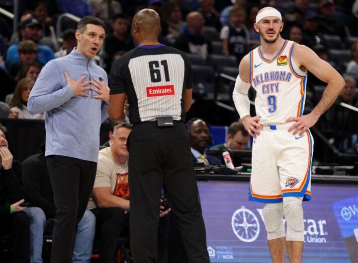 Alex Caruso draws technical for swatting ball with his shoe