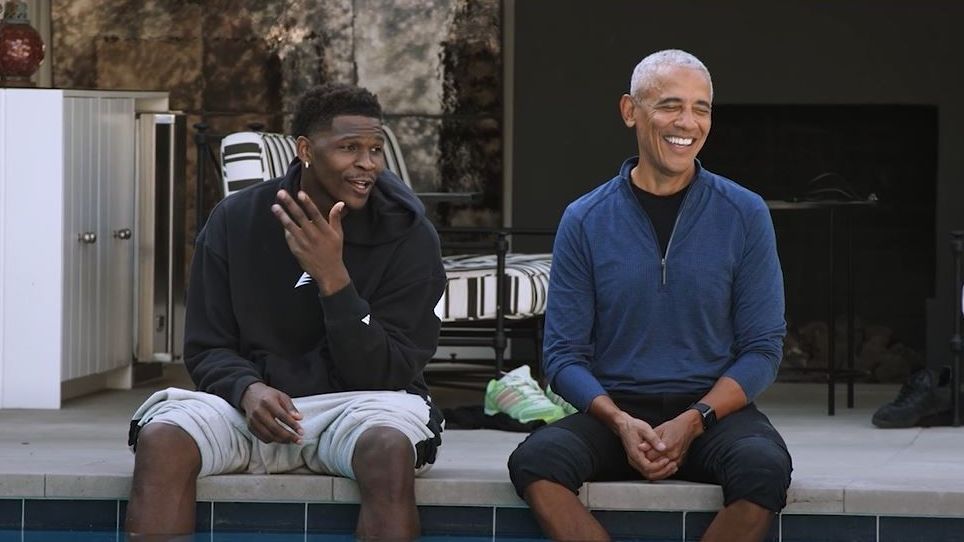 Barack Obama, Anthony Edwards team up to tease Presidential Center opening