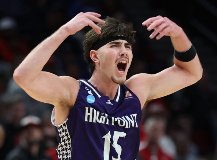 High Point upsets Wisconsin in 1st round of NCAA tournament