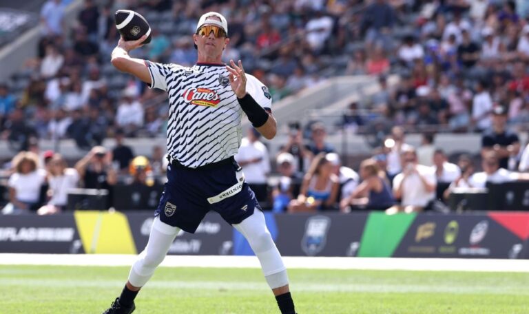 Tom Brady shines, but Team USA dominates flag football