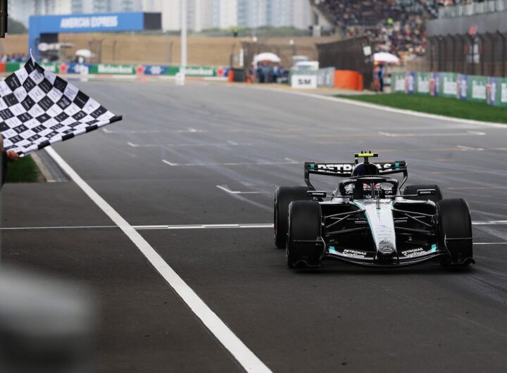 Antonelli takes maiden win as Hamilton scores first Ferrari podium