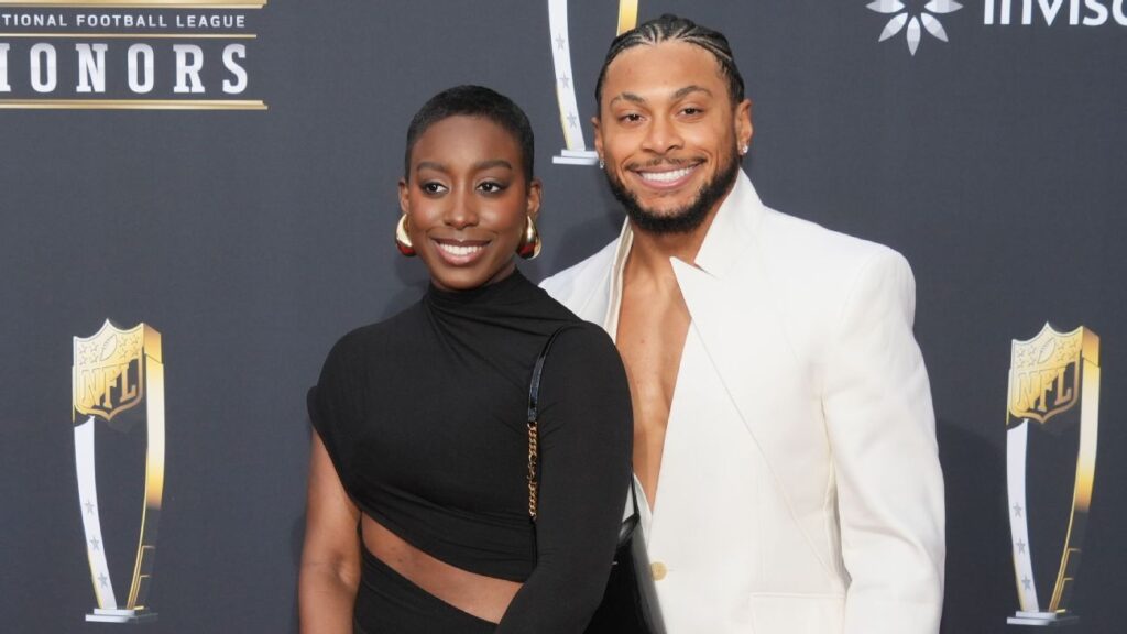 Winfield Jr.'s fiancée, Teesa Mpagi, helped woman hit by car