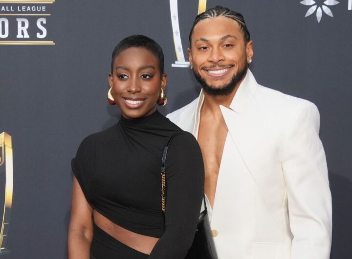 Winfield Jr.'s fiancée, Teesa Mpagi, helped woman hit by car