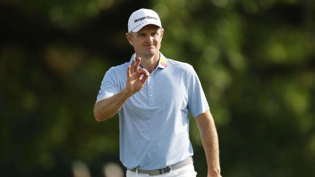 Justin Rose gifted 'special' trophy after friends' auction find