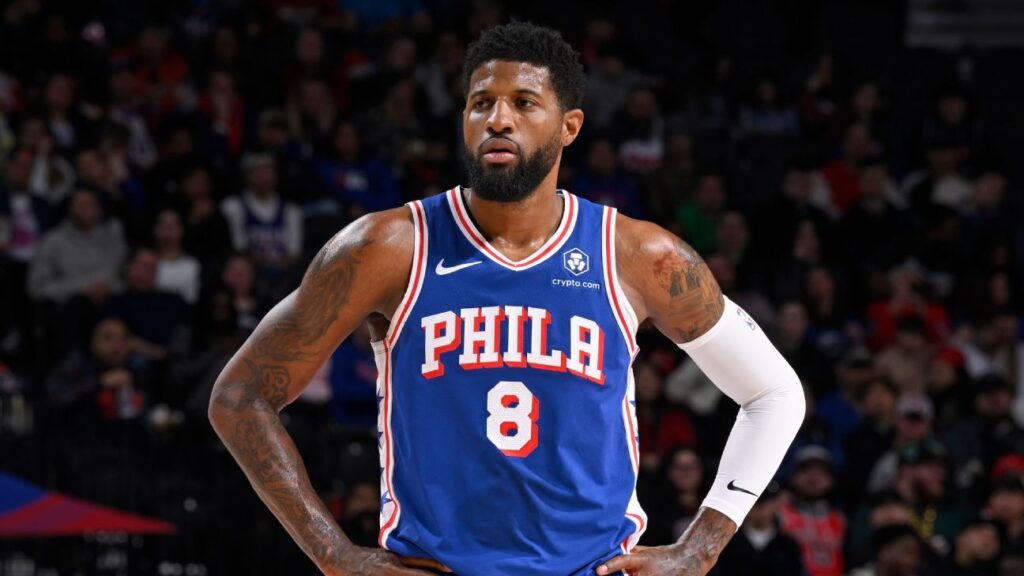 76ers' Paul George blamed mental health for banned substance use
