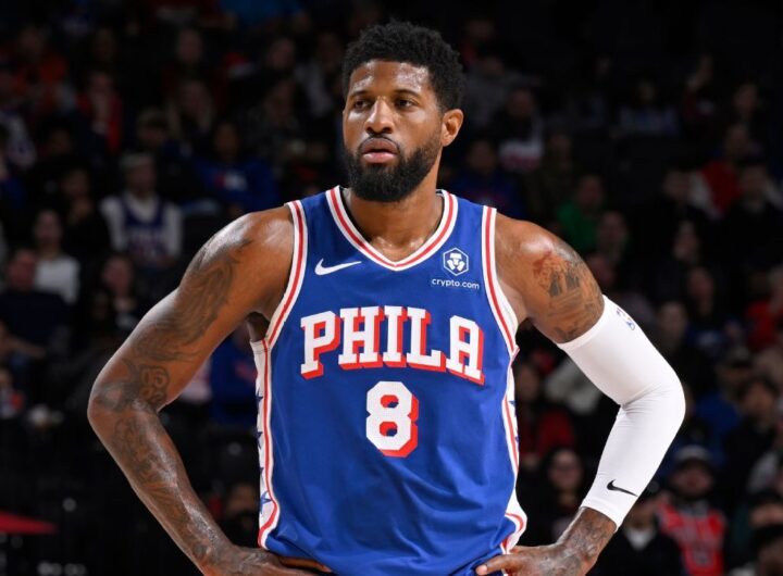 76ers' Paul George blamed mental health for banned substance use