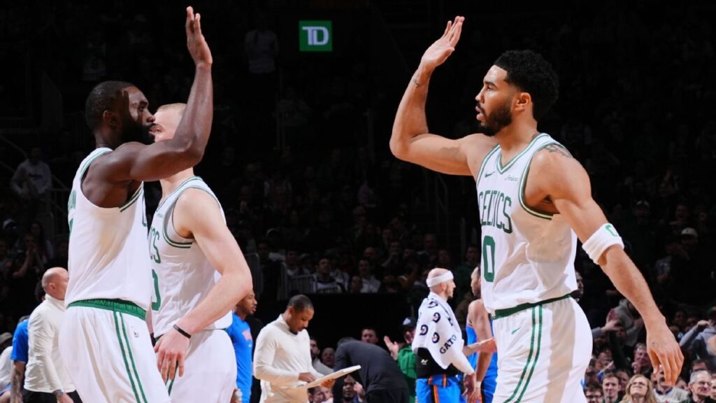Celtics cool off Thunder; Jaylen Brown stars with 31 points