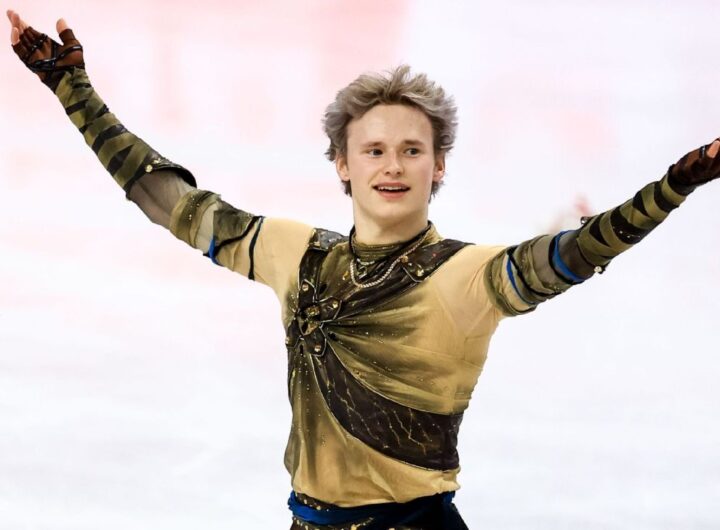 Ilia Malinin rebounds from Olympics, leads at skating worlds