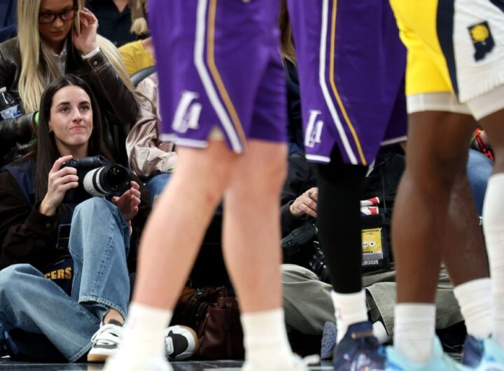 Caitlin Clark showcases photos she took of LeBron James