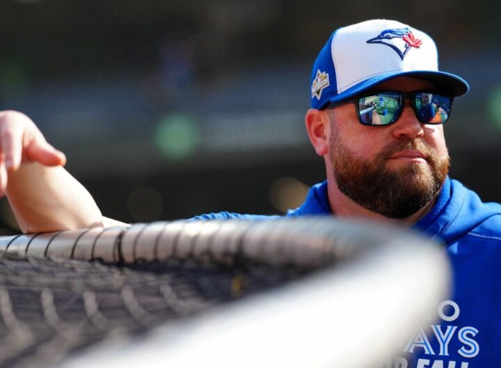 Blue Jays' John Schneider gets reassurance from Steve Kerr