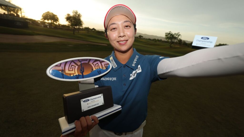 Hyo Joo Kim tops Nelly Korda again, wins LPGA's Ford Champ.
