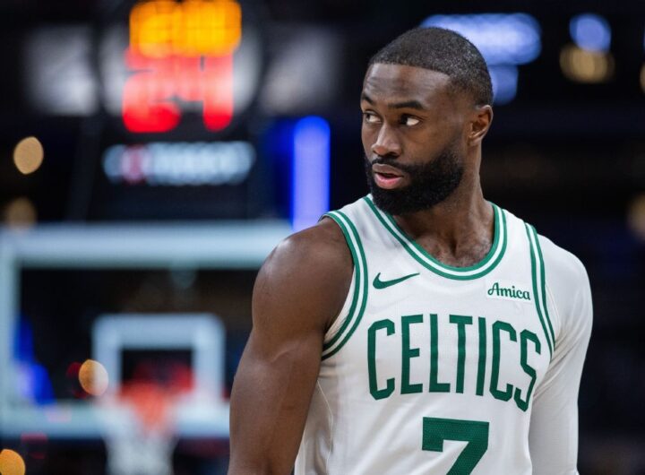 Jaylen Brown pokes fun at doubters as Celtics reach 50 wins