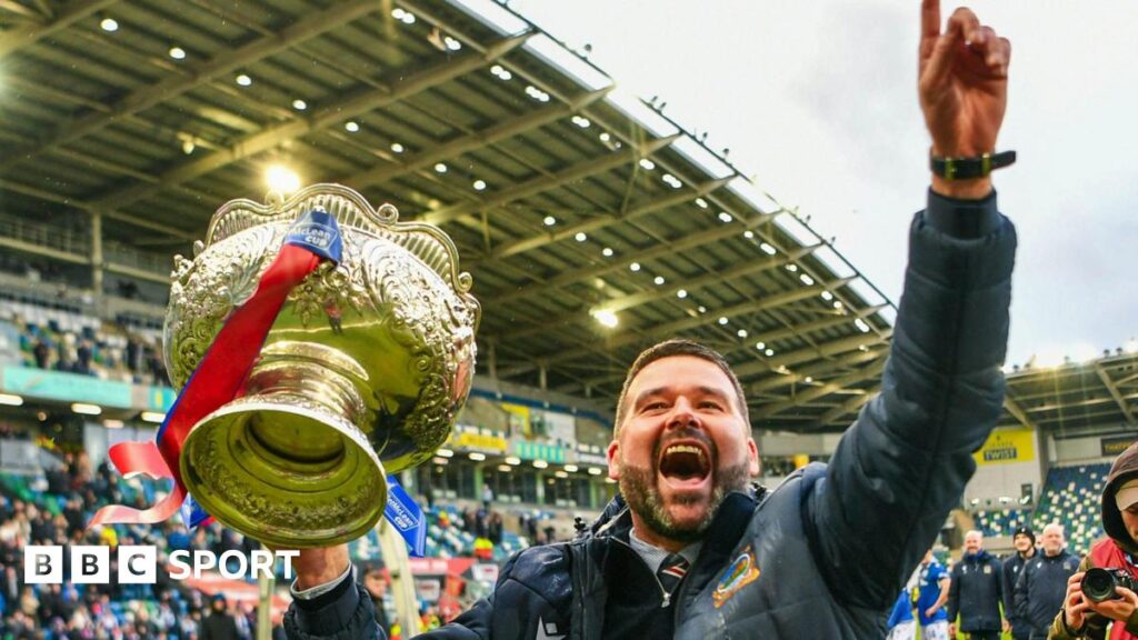 BetMcLean Cup final: 'This means a bit more to me' - David Healy on League Cup win
