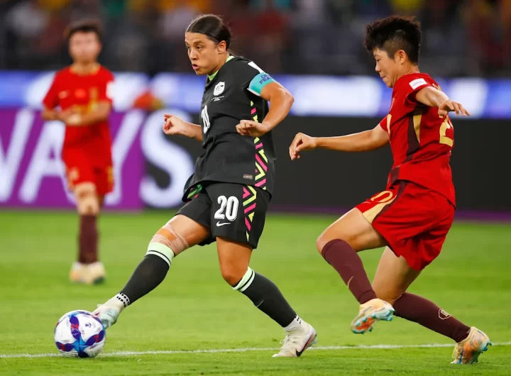 Sam Kerr lifts Australia past China 2-1 and into the Women’s Asian Cup final
