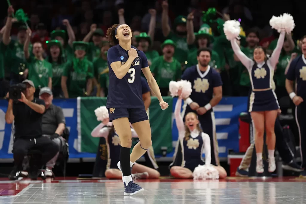 Notre Dame star Hannah Hidalgo sets NCAA's single-season steals record
