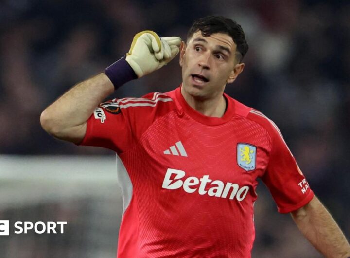 Emi Martinez: Aston Villa goalkeeper puts them closer to Europa League glory under Unai Emery