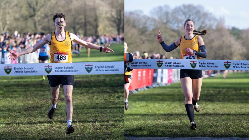 Alex Lennon and Katie Pye win English Schools Cross Country titles