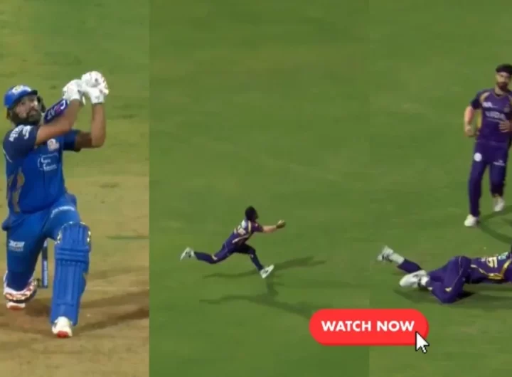WATCH: Anukul Roy’s stunning catch ends Rohit Sharma’s blitz in MI vs KKR IPL 2026 clash