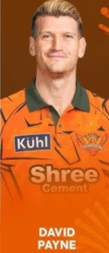 David Payne will play for SRH in IPL 2026