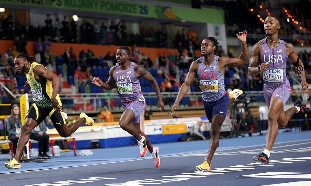 Jordan Anthony storms to world indoor 60m glory