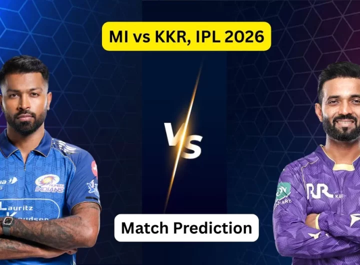 MI vs KKR, IPL 2026, Match Prediction: Who will win today’s game between Mumbai Indians and Kolkata Knight Riders?