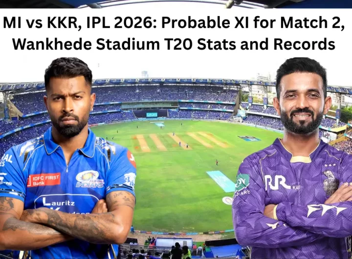MI vs KKR, IPL 2026: Probable XI for Match 2, Wankhede Stadium T20 Stats and Records