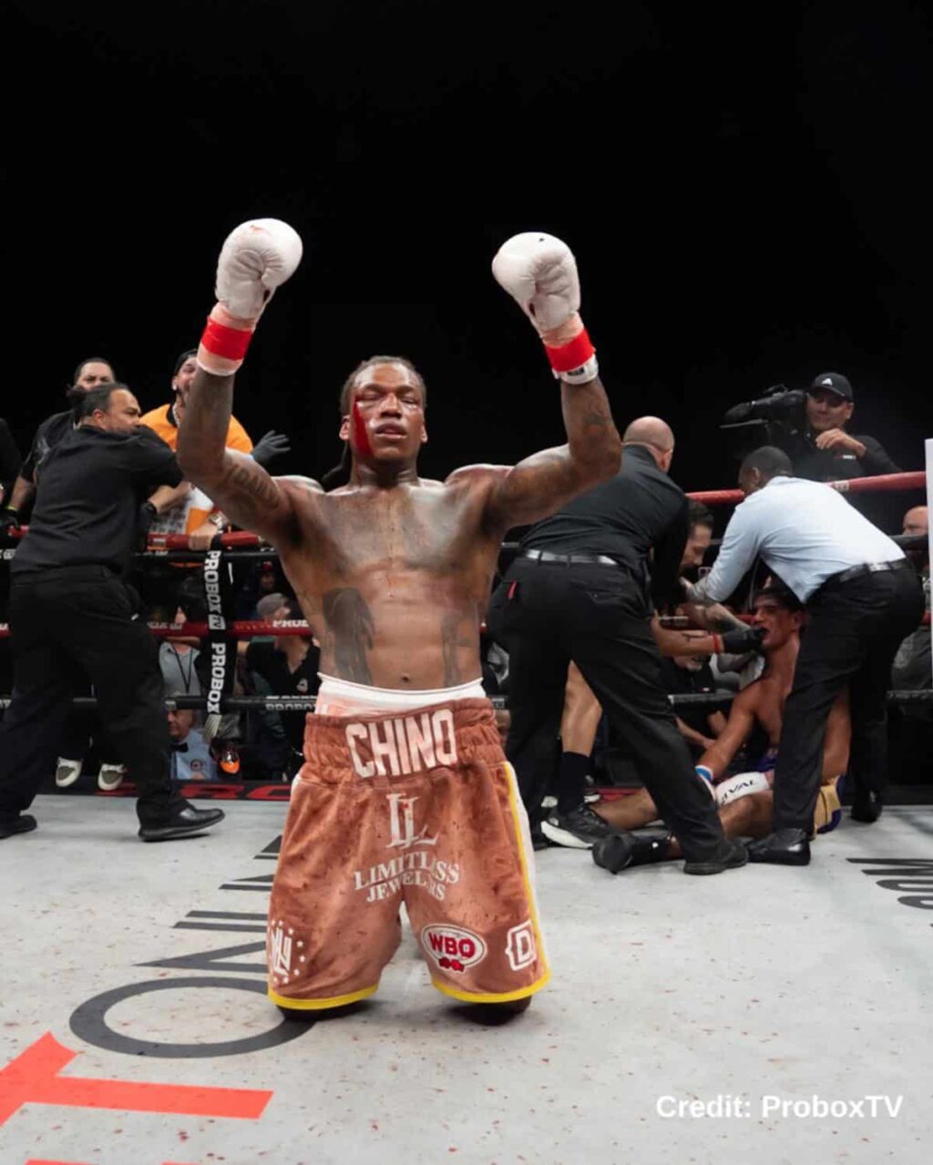 Najee Lopez Stops Gallegos After Knockdown