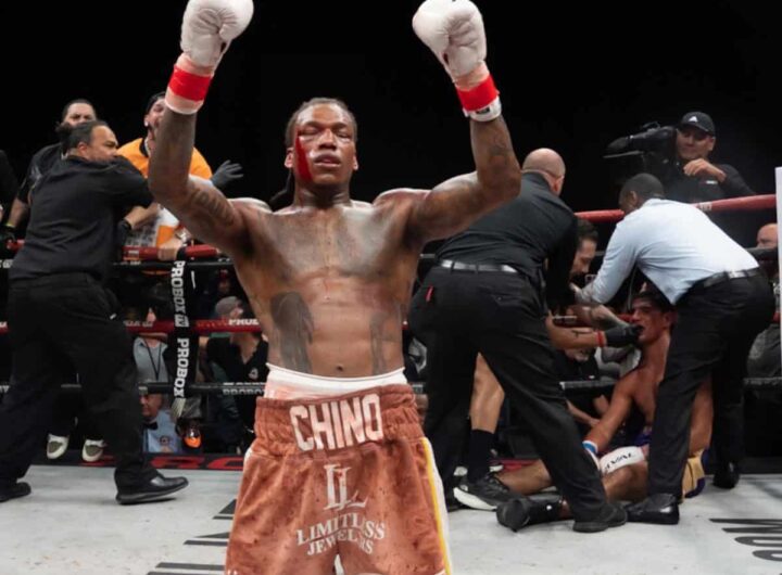 Najee Lopez Stops Gallegos After Knockdown