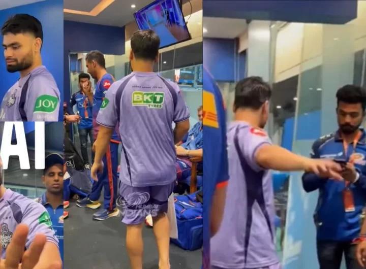 WATCH: Rinku Singh grabs attention with hilarious bat theft antics after MI vs KKR IPL 2026 clash
