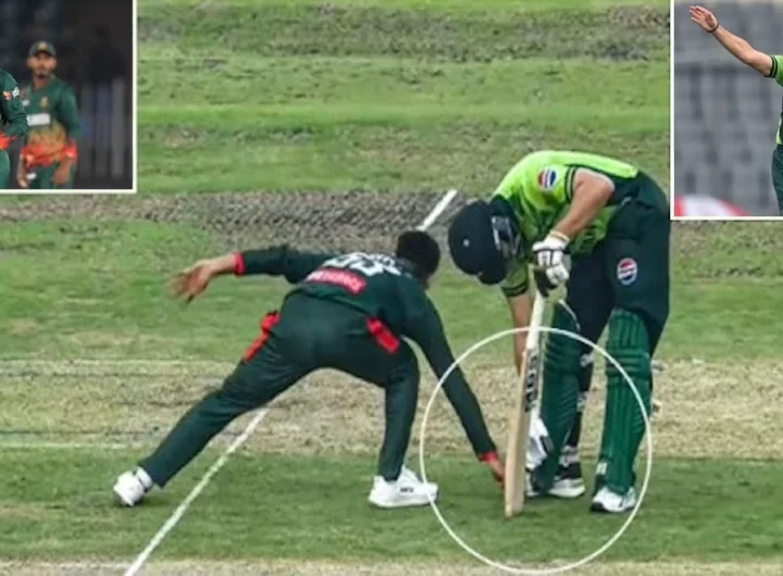 Salman Ali Agha and Mehidy Hasan Miraz react to the run-out controversy after Pakistan’s emphatic win over Bangladesh in 2nd ODI