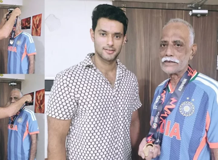 WATCH: Shivam Dube presents the T20 World Cup medal to his father in a heartfelt moment