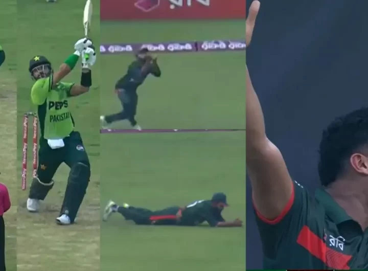 BAN vs PAK [WATCH]: Tawhid Hridoy plucks a spectacular catch to remove Sahibzada Farhan during 2nd ODI
