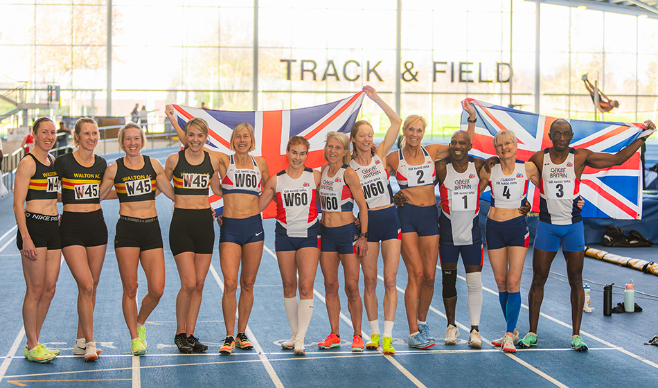 World 4x400m records for British masters at Lee Valley