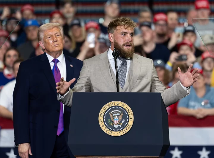 Jake Paul hints at next opponent during Trump interview