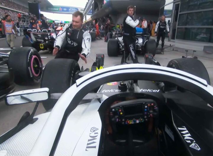 Post-race crash avoided by Perez's quick-thinking mechanic · F1 · RaceFans
