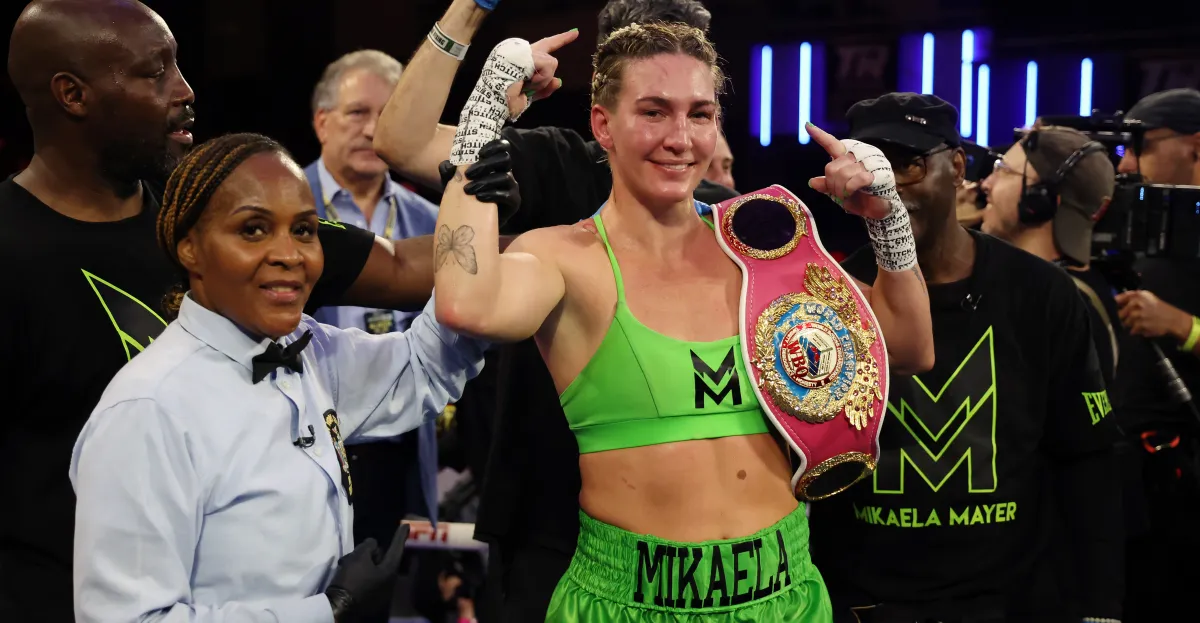 Mikaela Mayer signs with Jake Paul and MVP