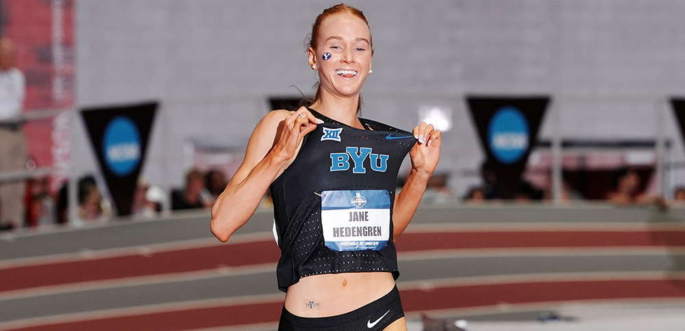 NCAA Indoor Women’s Track— Hedengren Doubles, Georgia Spins Hits