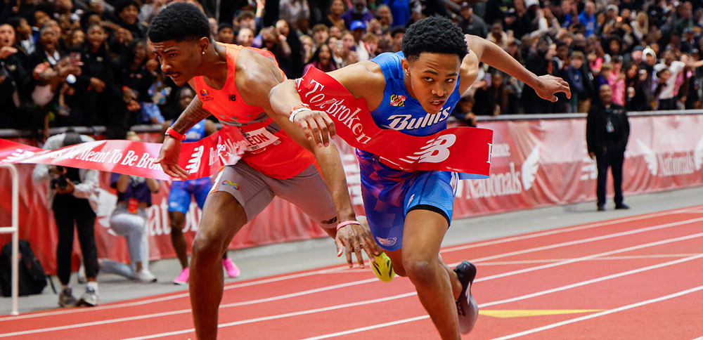 New Balance Indoor Boys — Wilson’s Swan Song Nearly Perfect