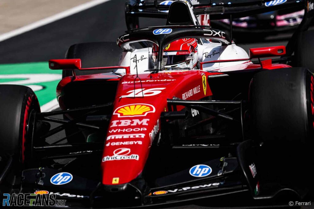 "What the hell is happening?" Frustrated Leclerc lost "half a second" on straight · RaceFans