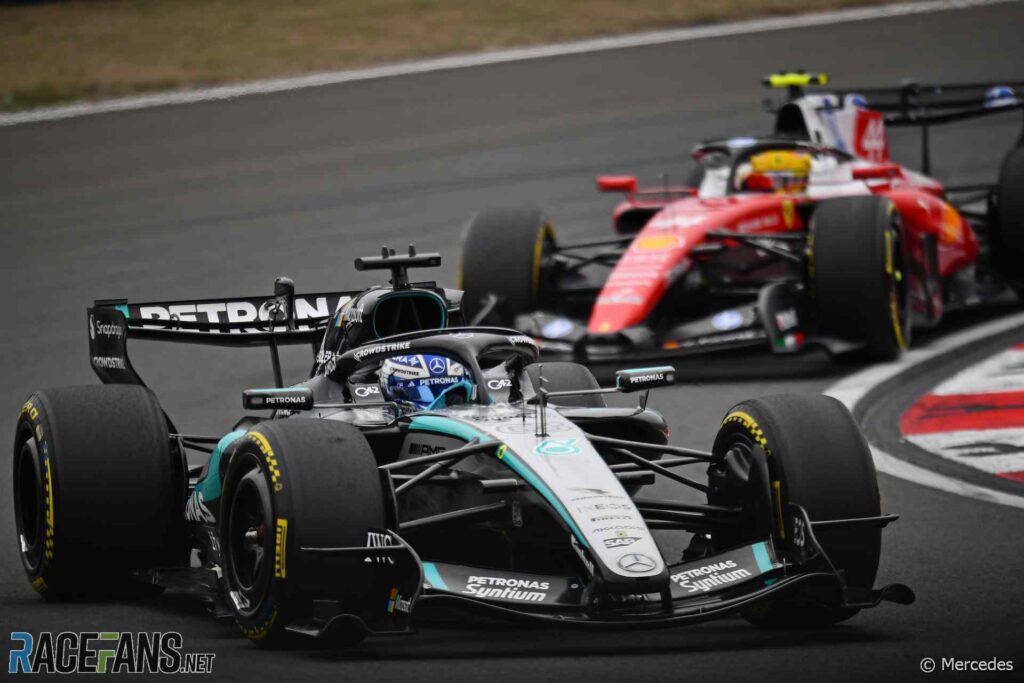 How Russell saw the fight between the Ferraris – RaceFans